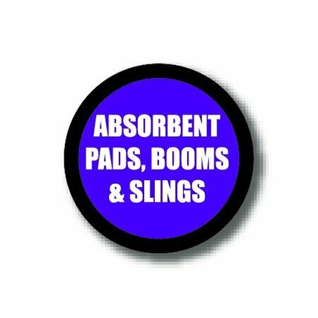 ERGOMAT 16in CIRCLE SIGNS - Absorbent Pads, Booms & Slings DSV-SIGN 256 #1502 -UEN